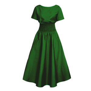 Orchis Dress In Emerald (XL)