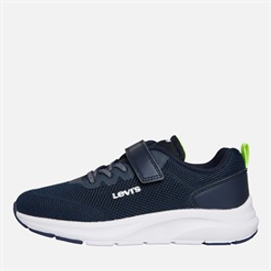 Levi's Boys Hudson Trainers Navy/Yellow Navy/ Yellow