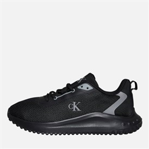 Calvin Klein Jeans Womens Eva Runner Trainers Black/Mockingbird
