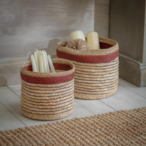 Woodleigh Set of 2 Dual Tone Baskets
