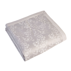 Melody Silver Jacquard Throw (150cm x 200cm)