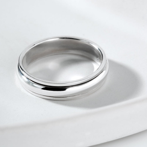 Signature Silver Spinning Band Ring