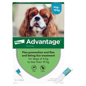 Advantage 100 Flea Treatment for Small Dogs (4 Pipettes)