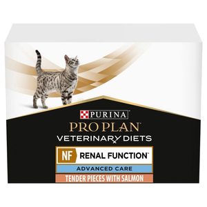 Purina Pro Plan Veterinary Diets NF Renal Function Advanced Care Wet Cat Food Pouches - Flavour : Chicken (10 x 85g)