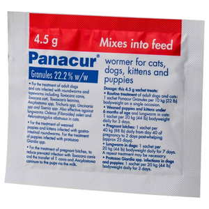 Panacur Wormer Granules 4.5g