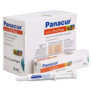 Panacur 18.75% Oral Paste for Cats and Dogs 5g