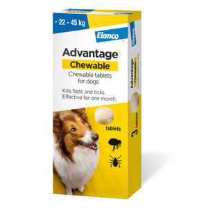 Advantage Chewable Tablets for Extra Large Dogs (3 Tablets)