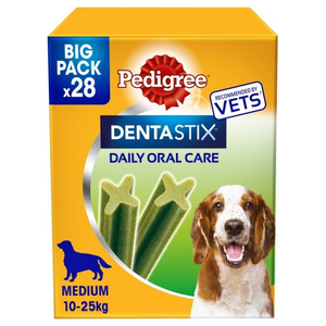 Pedigree Dentastix Fresh Daily Dental Chews (Medium Dog) - Pack Size : 28 Chews