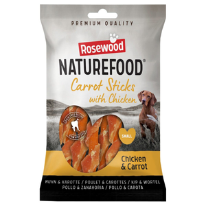 Rosewood Naturefood Carrot Sticks with Chicken for Dogs