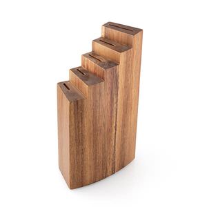 Acacia 5 Slot Stepped Knife Block