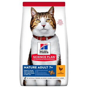 Hills Science Plan Mature Adult 7+ Dry Cat Food (Chicken)