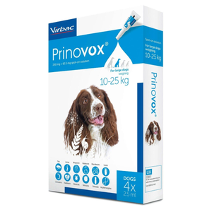 Prinovox Spot-On Solution for Large Dogs - Pack Size : 4 Pipettes