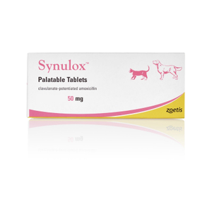 Synulox 50mg Palatable Tablets
