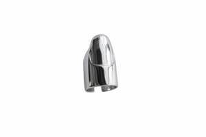 Silver Finger Cover With Nail Detail (one size)