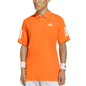 adidas 3 Stripes Club Polo - Pure Orange