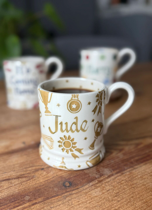Personalised Trophy 1/2 Pint Mug