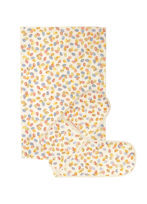 Mini Eggs Double Oven Glove & Tea Towel Set