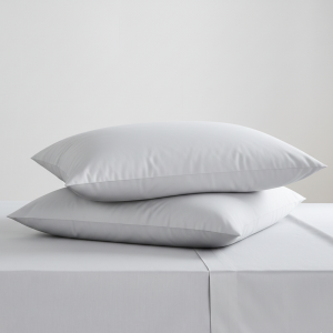 300TC Cotton Sateen King Size Pillowcase Pair - Silver