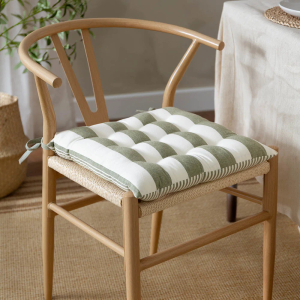 Hayle 40x40cm Seat Pad Pair - Moss