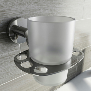 Accents Lunar Tumbler and Toothbrush Holder