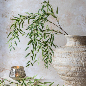 Artificial Willow Branch, Forest Green