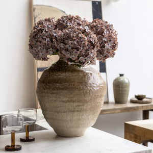 Artificial Real Touch Hydrangea, Antique Blush