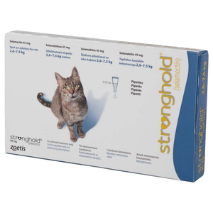 Stronghold 45mg Spot-On Solution for Cats - Pack Size : 6 Pipettes