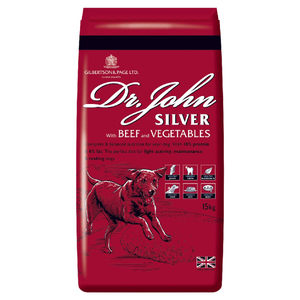 Dr John Silver Adult Dry Dog Food (Beef with Veg) 15kg