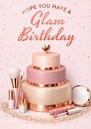 Hope You Have A Glam Birthday Card