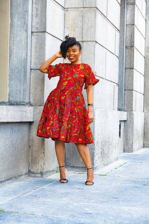 Pre Order Madisa Red Ruffle Midi Dress [Ships in 2 weeks]
