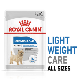 Royal Canin Light Weight Care Wet Dog Food Pouches - Pack Size : 12 x 85g
