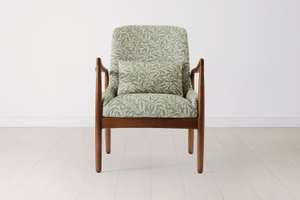 Chair 01 - Armchair - Linen - Morris & Co Pure Willow Boughs - Herball