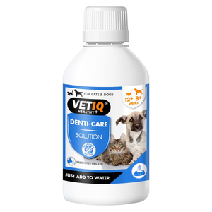 VetIQ Healthy+ Denti-Care Solution for Cats & Dogs 250ml