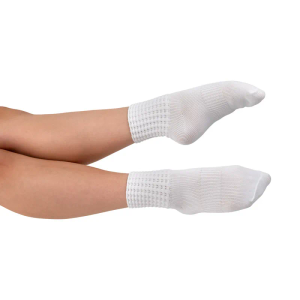 Antonio Pacelli White Ultra Short Irish Poodle Socks Mini Dinky
