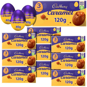 Cadbury Caramel Egg 3 Pack Box 120g (Box of 10)