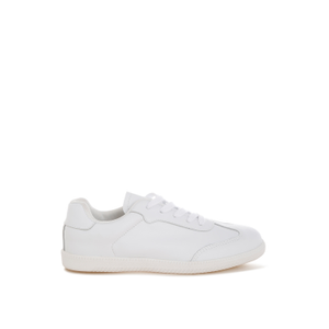 Bostonia Real Leather Casual Sneakers In White By Rag & Co (5.5 UK)