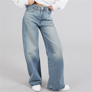 Levi's Womens Ribcage Wide Leg Jeans Tint Story