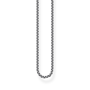 Blackened Silver Venezia Chain Necklace