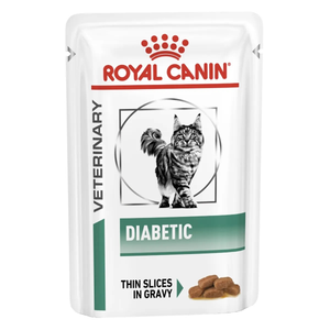 Royal Canin Diabetic Pouches for Cats - Pack Size : 12 x 85g Pouches