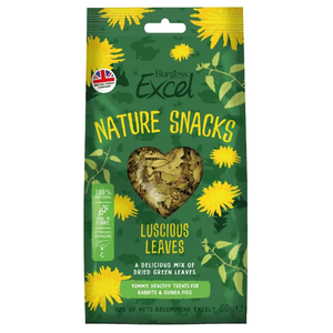 Burgess Excel Nature Snacks Luscious Leaves 60g