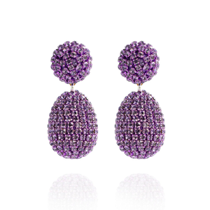 Clio Earrings In Mystic Violet
