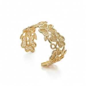 Lace Stylish Bangle - Gold (one size)