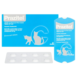 Prazitel Worming Tablets for Cats - Pack Size : 1 Tablet
