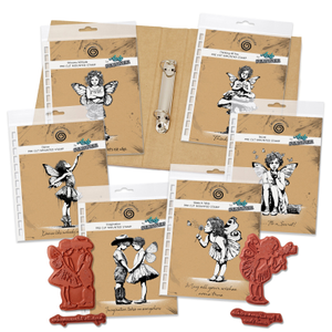 Andy Skinner Imagination Stamp Collectors Set of 6, with A5 Ring Binder