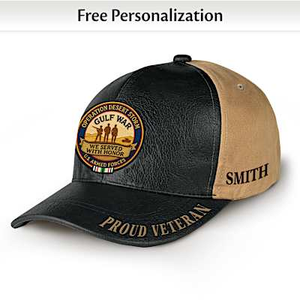 Gulf War Veteran Personalized Men's Hat