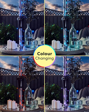 400 LED String Lights, Colour Changing, 30 m