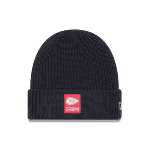 Kansas City Chiefs NFL Sideline 2025 Charcoal Cuff Knit Beanie Hat