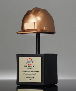 Resin Hard Hat Trophy