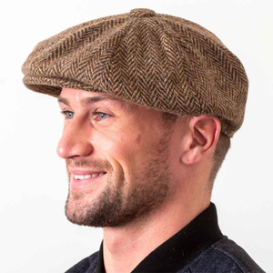 Donegal Tweed Gatsby Newsboy Cap