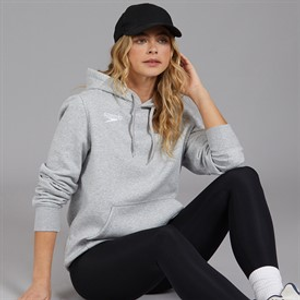 Speedo Womens Club Hoodie Grey Marl